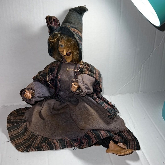Other - Vintage kitchen witch doll missing broom Halloween